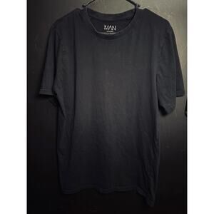 BoohooMan Lot of 4 black Tall basic T-Shirts (long-line)